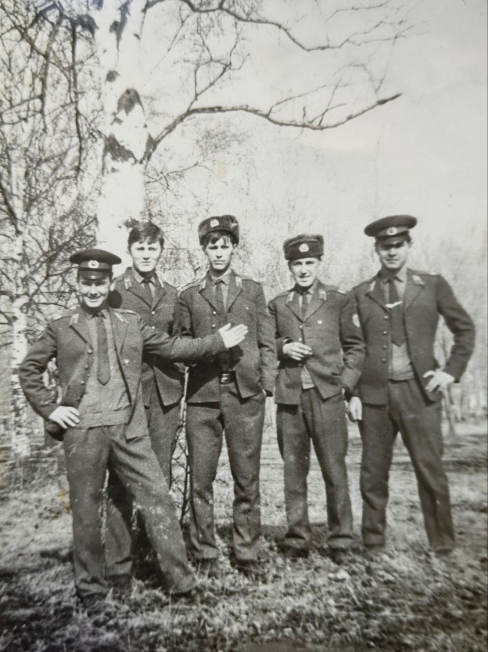 Лето 1976 года. Ф.Нагимов крайний слева.