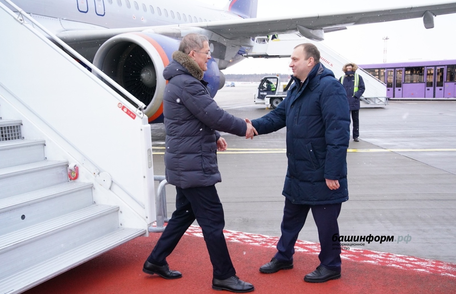 Радий Хабиров во главе башкирской делегации прибыл в Беларусь