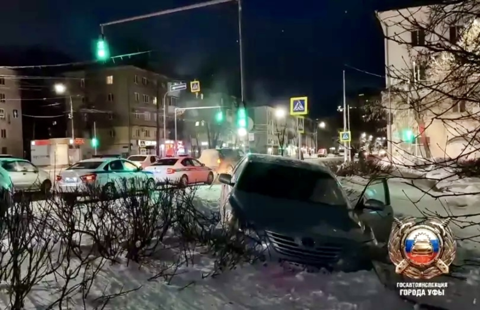 В Уфе 13-летний подросток пытался скрыться от сотрудников ГАИ и попал в ДТП