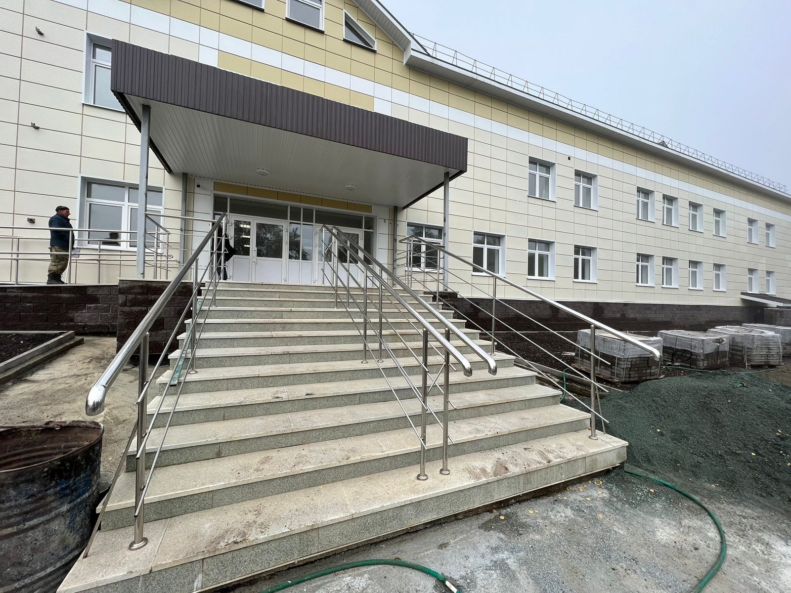 В Белорецком районе Башкирии заканчивают строительство социально-культурного центра