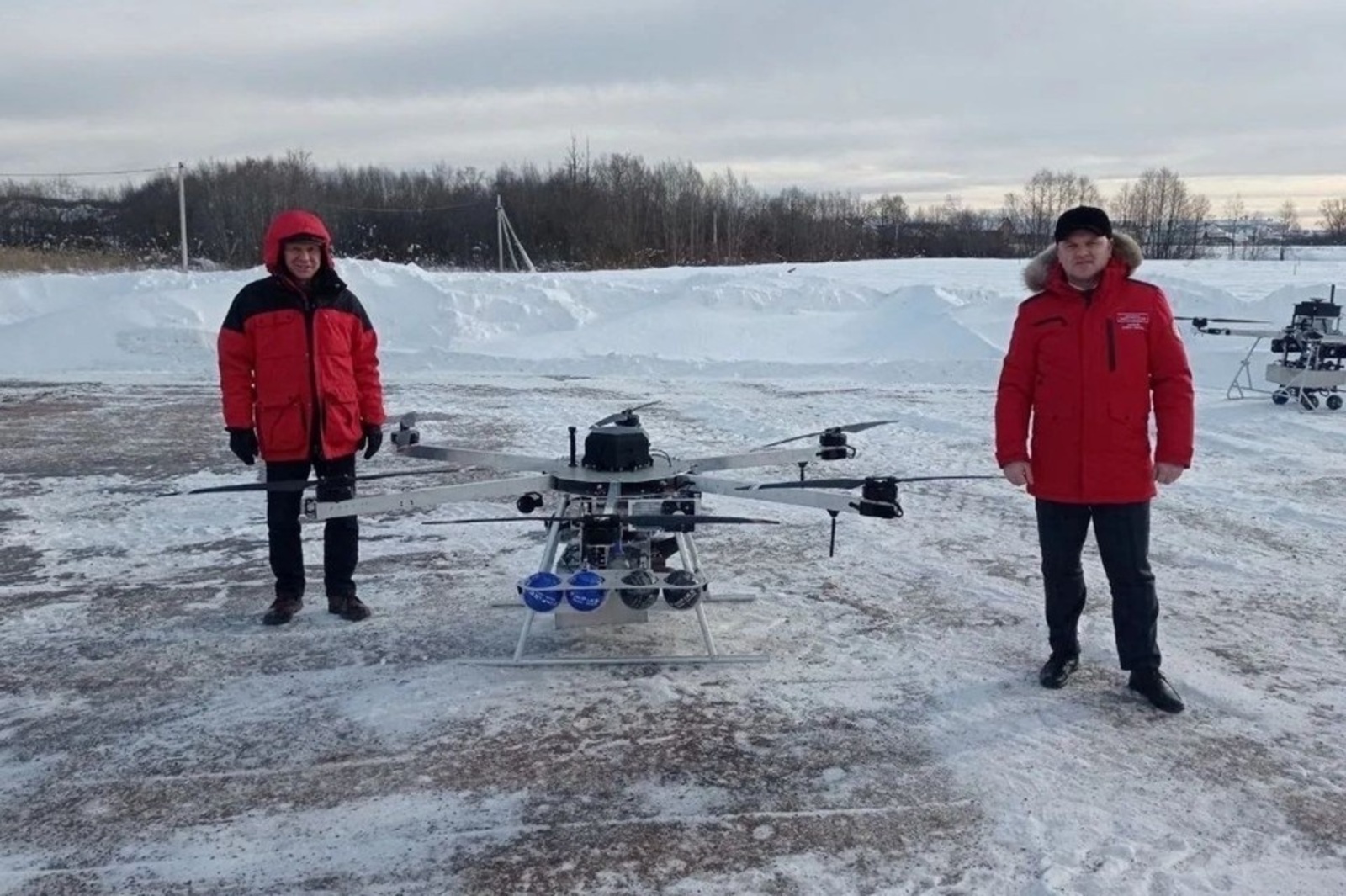 В Башкирии успешно протестировали противопожарный БПЛА