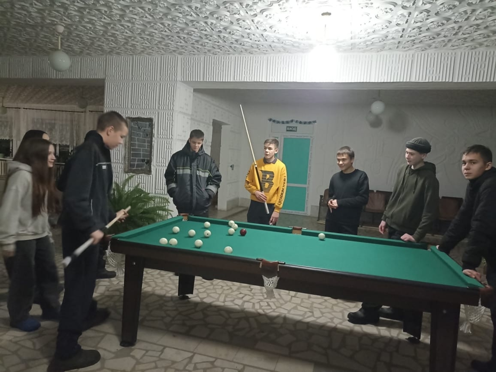 Жители села Тряпино в Башкирии "заразились" бильярдом