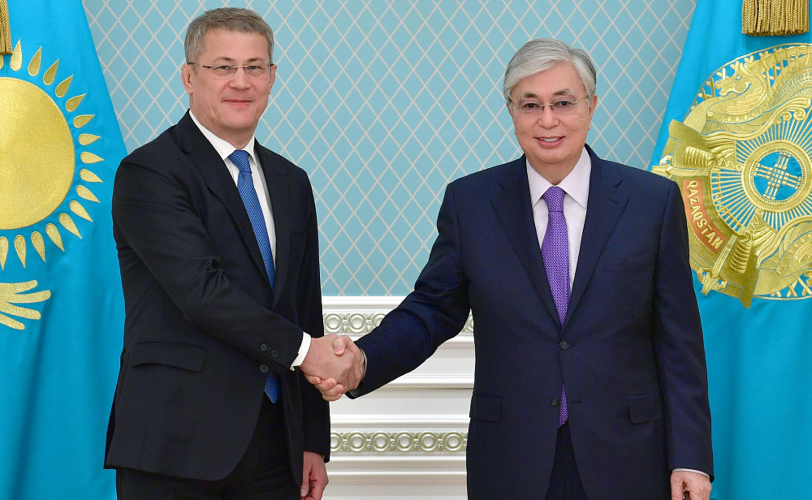 Радий Хабиров приехал в Нур-Султан на встречу с президентом Казахстана