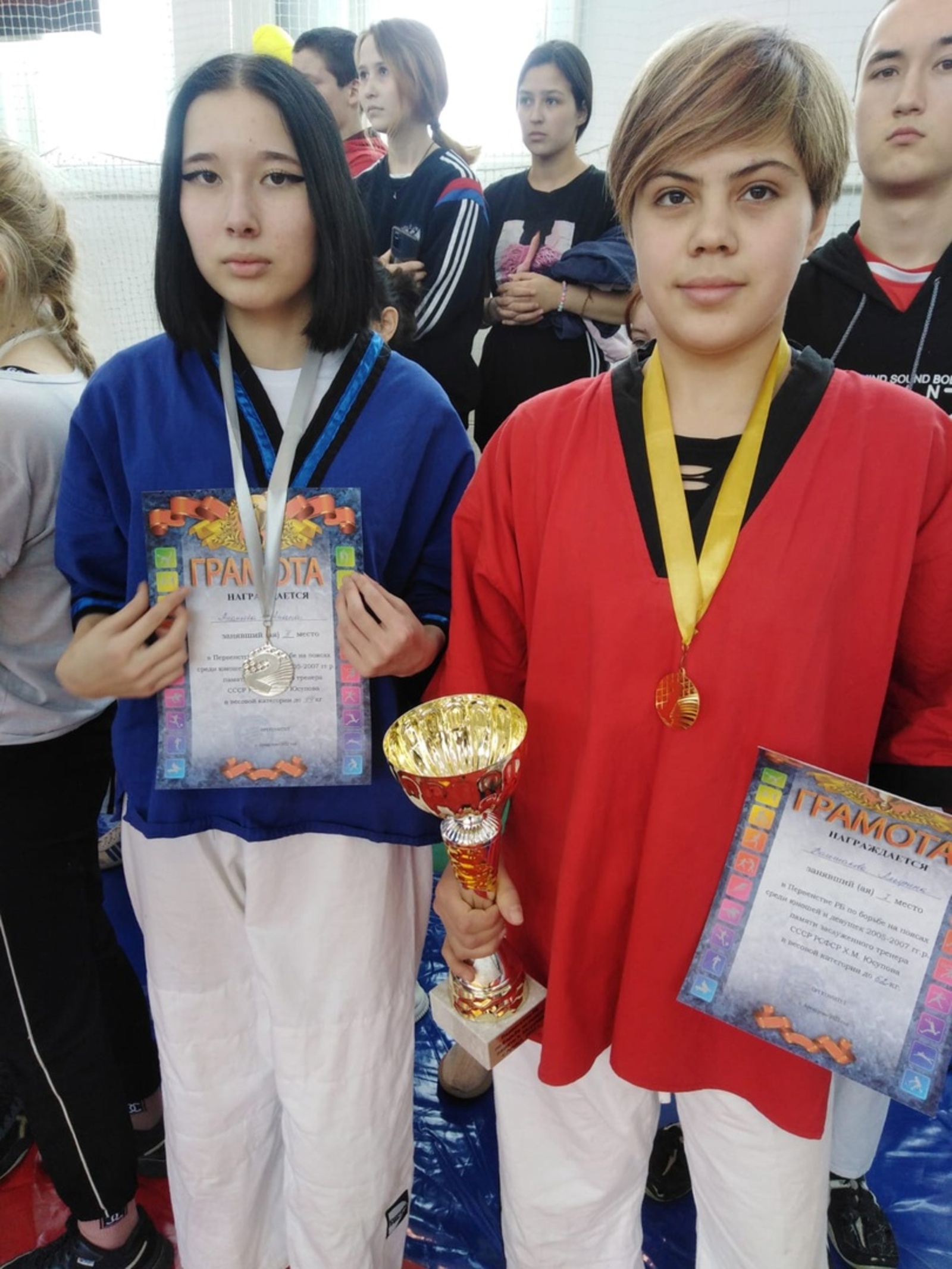 Воспитанницы ДЮСШ заняли призовые места на Первенстве РБ по борьбе на поясах