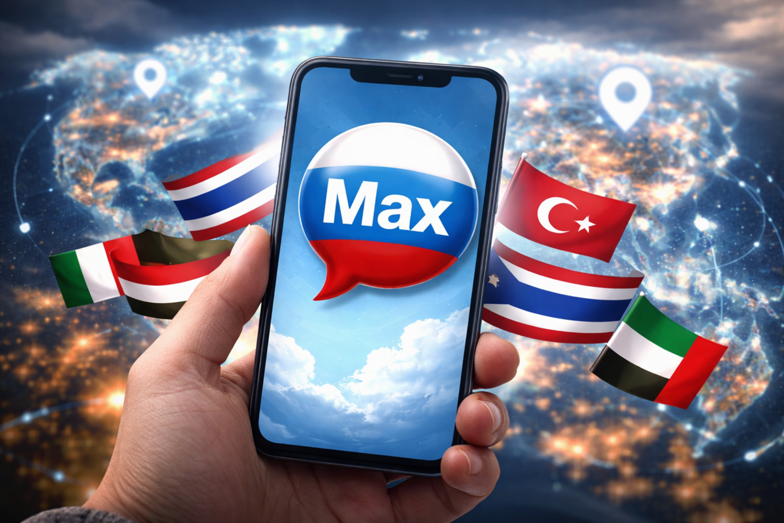 Мессенджер Max заработал в 40 странах