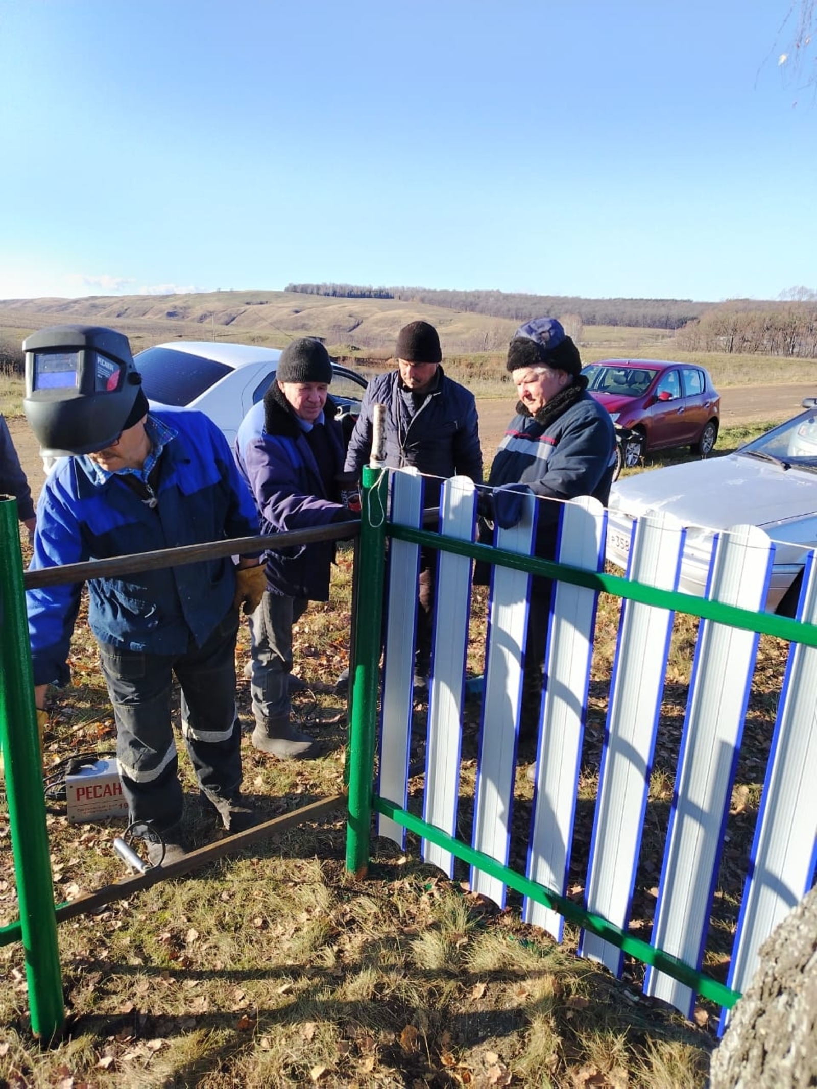 В д.Заитово Башкирии жители благоустроили обелиск комбедовцам, убитым в 1918-м