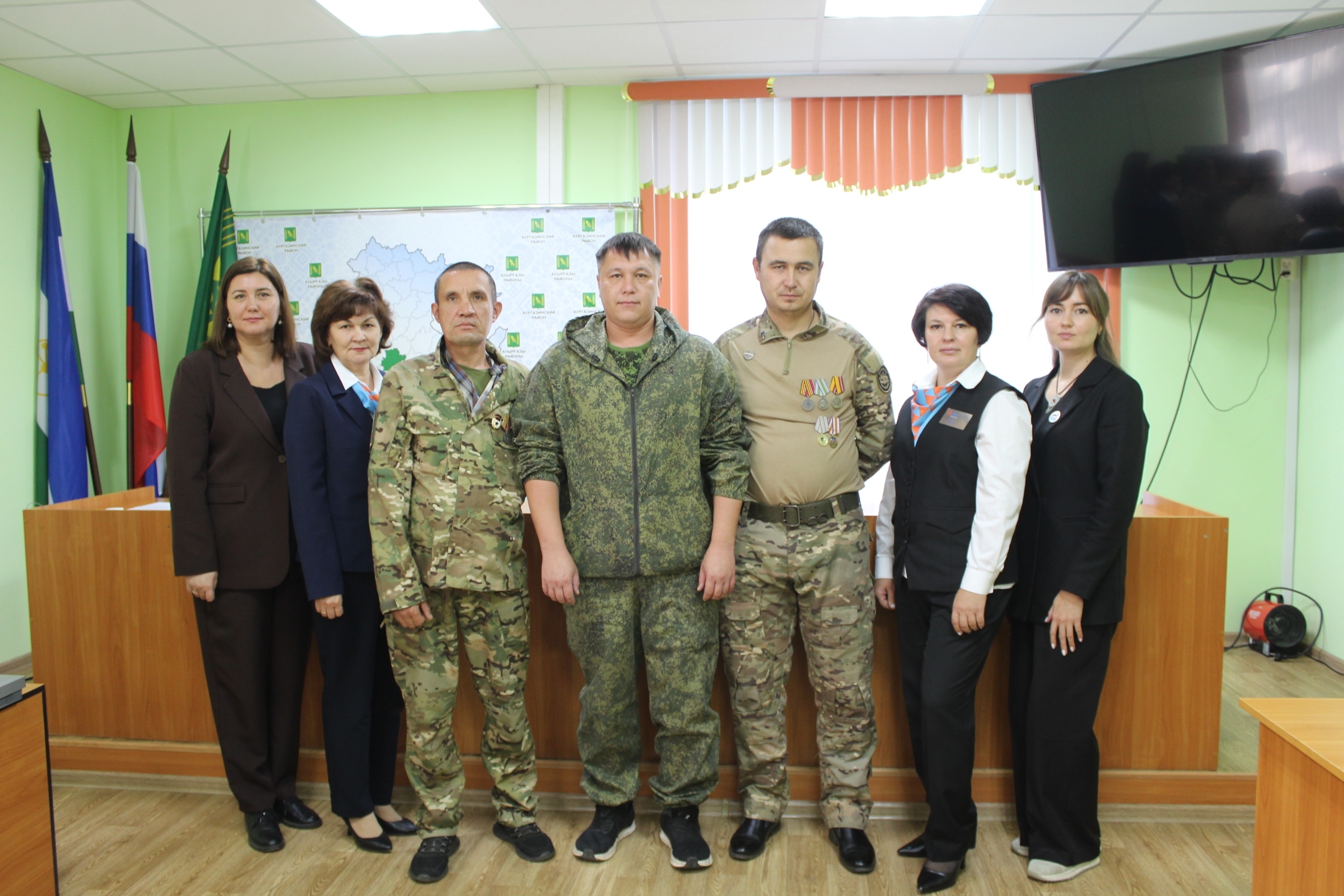 В Аургазинском районе Башкирии открыли клуб для СВОих