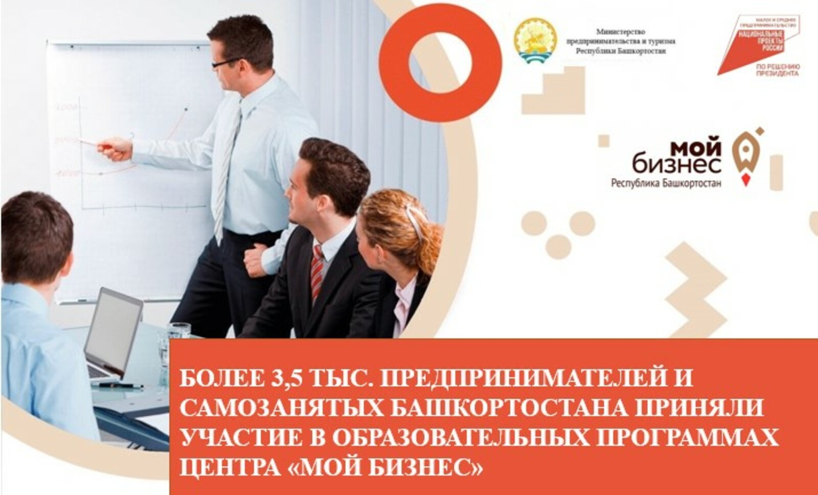 Более 3,5 тысяч предпринимателей и самозанятых Башкирии приняли участие в программах Центра «Мой бизнес»
