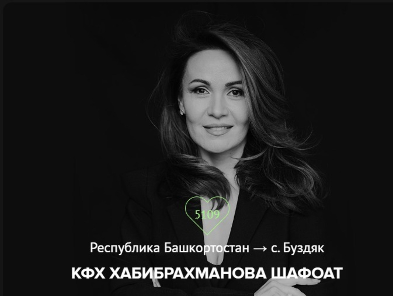 На премию «25 легендарных фермеров» России номинирована жительница Башкирии