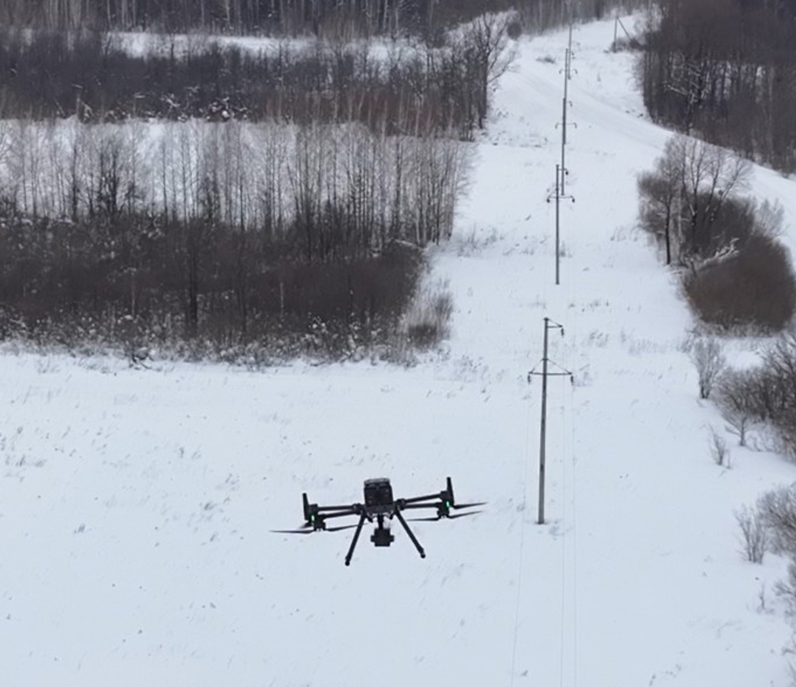 Предприятие «Башкирэнерго» использует новую модель беспилотника