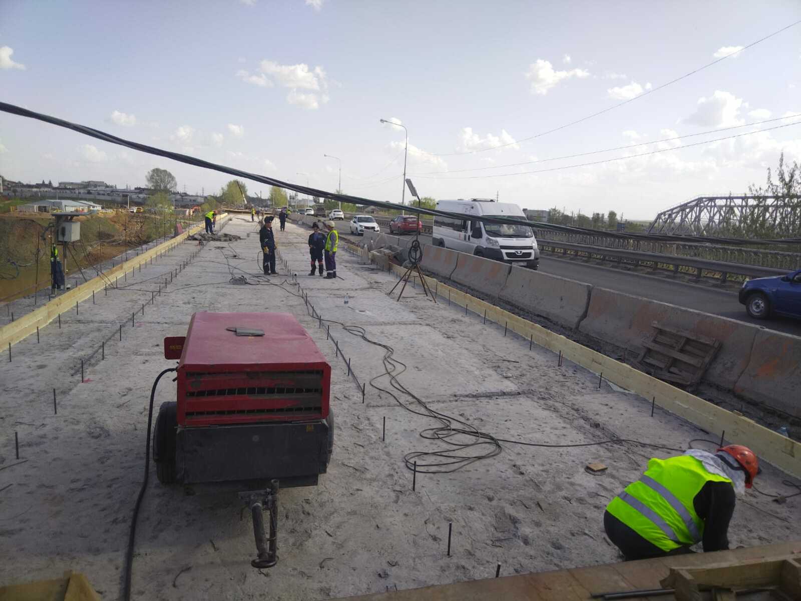 В Уфе строительная готовность Шакшинского моста составила 43 %