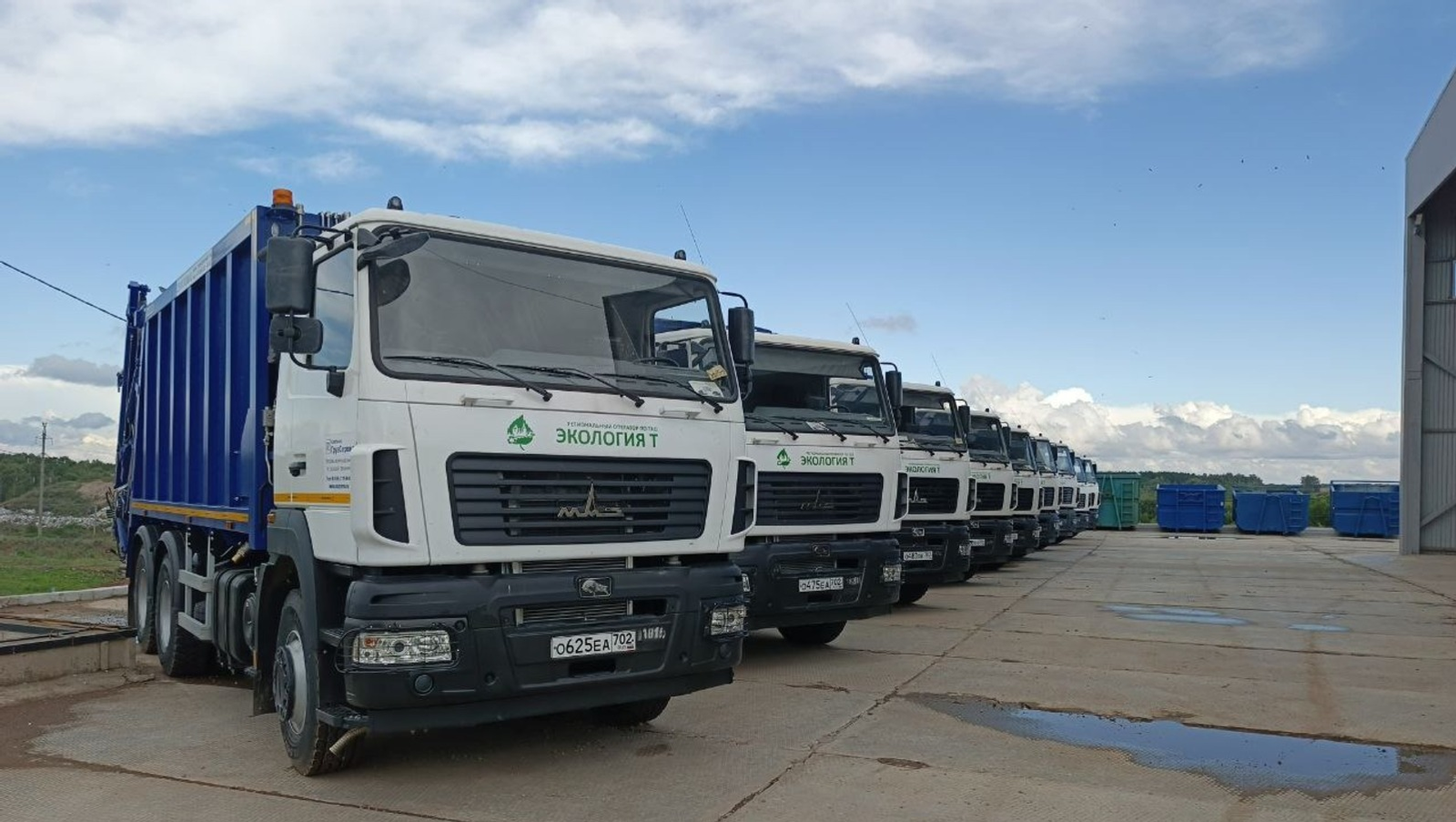 В Башкирии обновляют автопарк для вывоза твердых коммунальных отходов