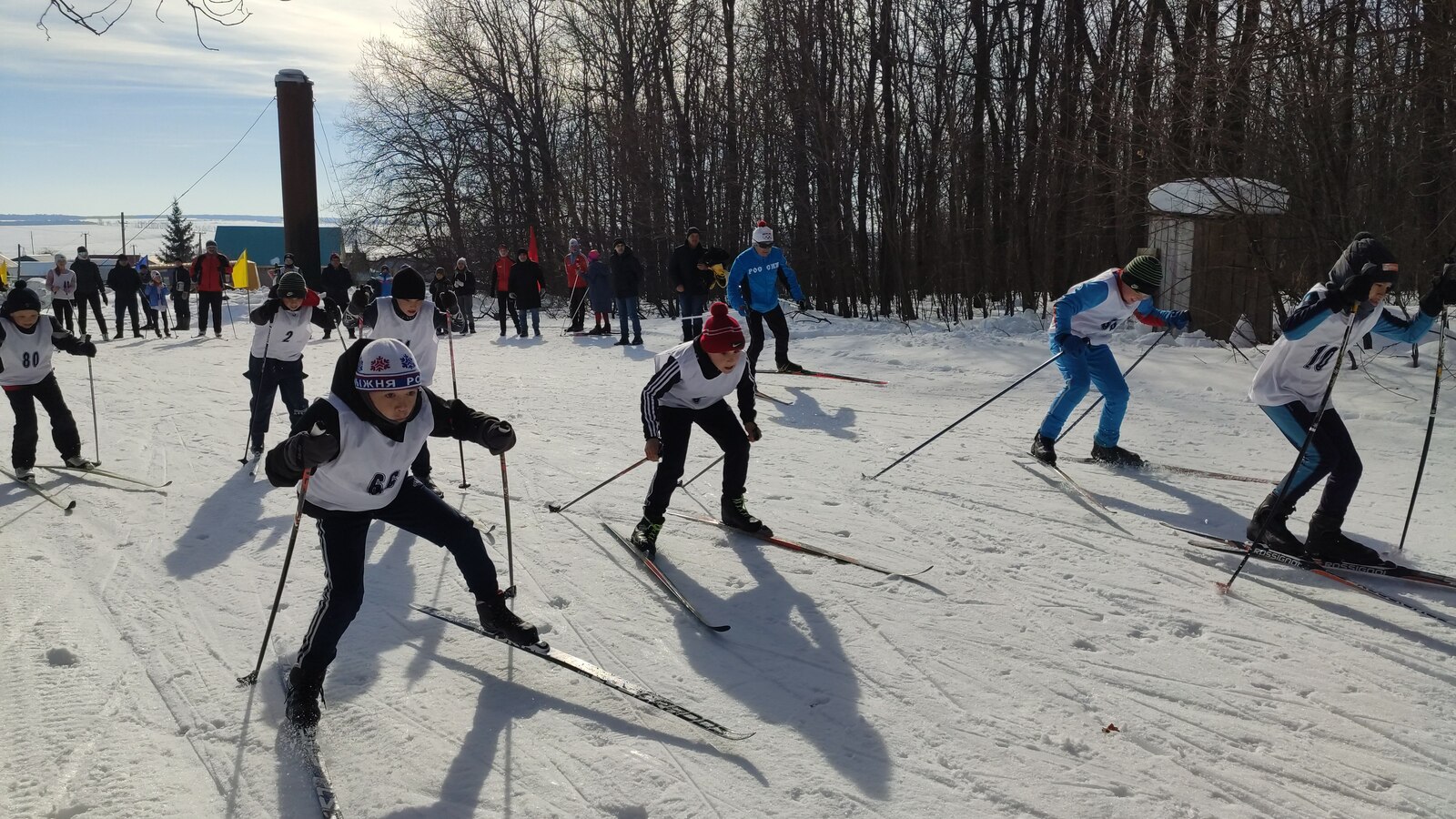 В Шланлах прошел спортивный праздник «Лыжня — 2023»